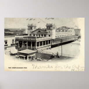 Steeplechase Pier Atlantic City  1904 Poster