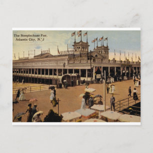 Steeplechase Pier, Atlantic City 1914  Briefkaart