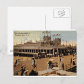Steeplechase Pier, Atlantic City 1914 Vintage Briefkaart (Voorkant / Achterkant)