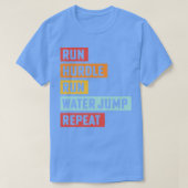 Steeplechase Track en Field Running Track Coach T-shirt (Design voorkant)
