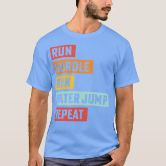Steeplechase Track en Field Running Track Coach T-shirt