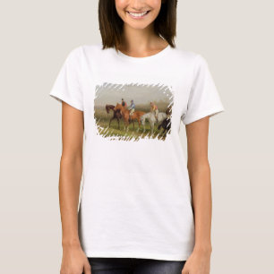 Steeplechasing: Aan het begin (olie op canvas) T-shirt
