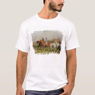 Steeplechasing: Aan het begin (olie op canvas) T-shirt