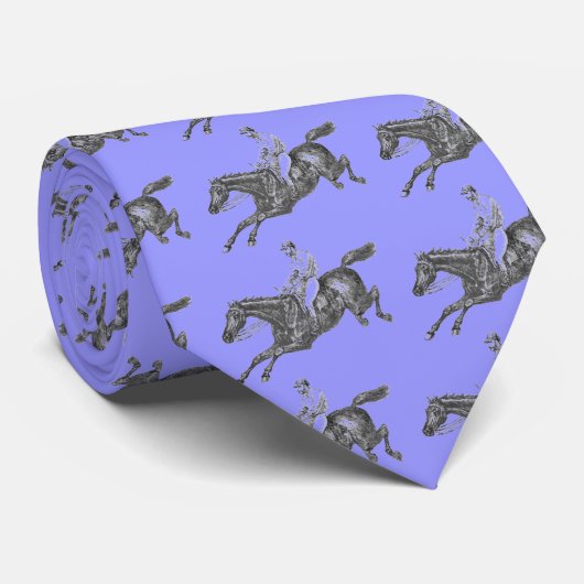 SteepleRun Blue Stropdas (Opgerold)