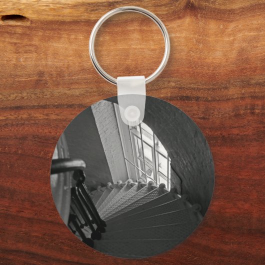 Steeptrap naar beneden sleutelhanger (Voorkant)