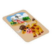 Steer in de Barnyard Magneet (Rechterzijde)