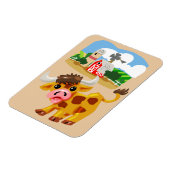 Steer in de Barnyard Magneet (Linkerzijde)