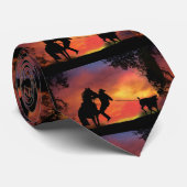 Steer Roping Stropdas (Opgerold)