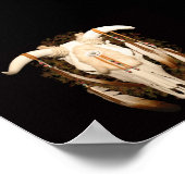 Steer Skull Poster (Hoek)
