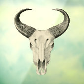 Steer Skull-ramen Raamsticker (Vel 3)