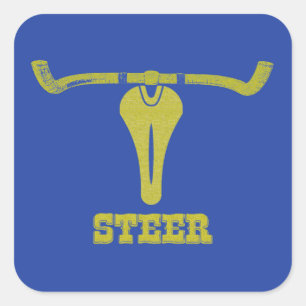 Steer (wielrennen) vierkante sticker