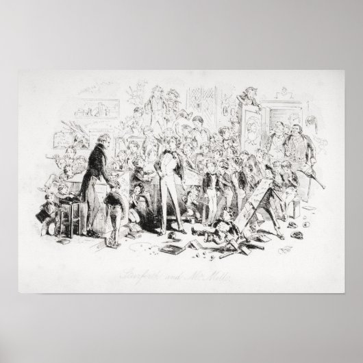 Steerforth en Mr. Mell Poster (Voorkant)