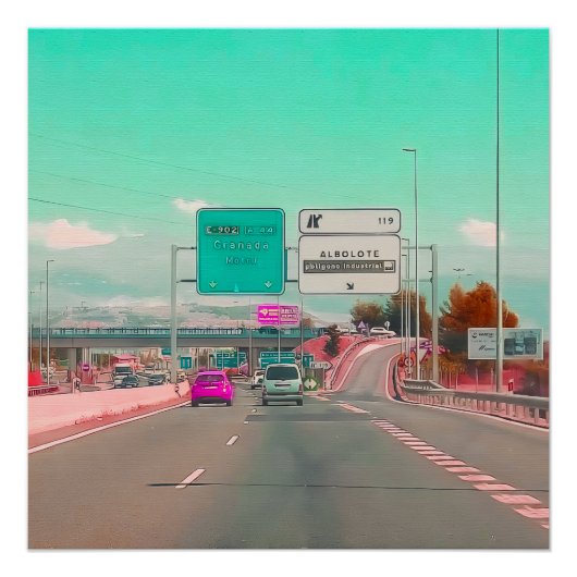 Steet Poster, Wall Decor Perfect Poster (Voorkant)