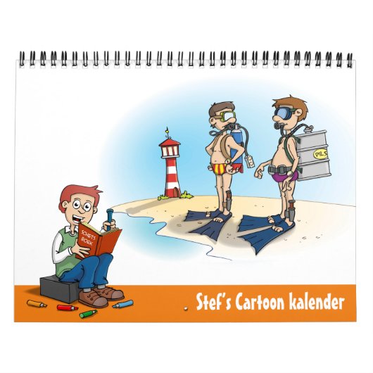 Stef’s cartoon kalender (Hoes)
