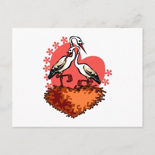 Stefan en Stefanie Stork Briefkaart (Voorkant)