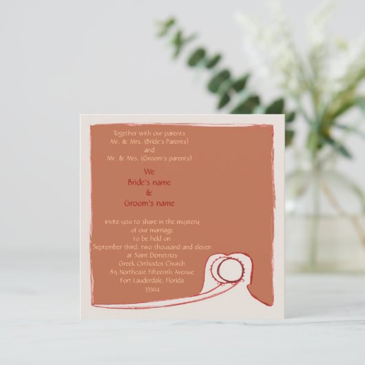 Stefana Sillouette Kaart (Staand voorkant)