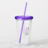 Stefanie Bridesmaid Tumbler Acryl Drinkbeker (Achterkant)