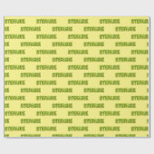 Stefanie Kiwi Fruit Geschenk papier Geschenkpapier (Vlak)