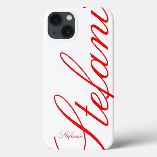 Stefanie - prachtige iPhone Case (Achterkant)