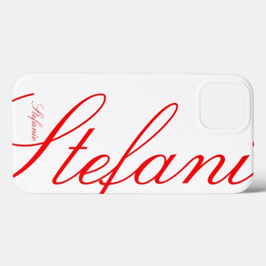 Stefanie - prachtige iPhone Case (Achterkant (horizontaal))