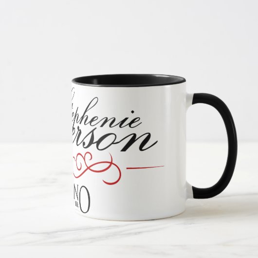 Stefenie Amerson Piano Coffee Mok (Rechts)