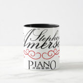 Stefenie Amerson Piano Coffee Mok (Midden)