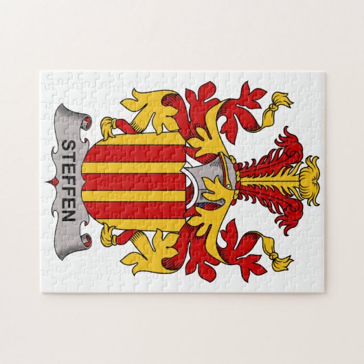 Steffen Family Crest Legpuzzel (Horizontaal)
