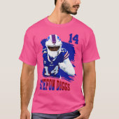 Stefon Diggs 14 T-shirt (Voorkant)