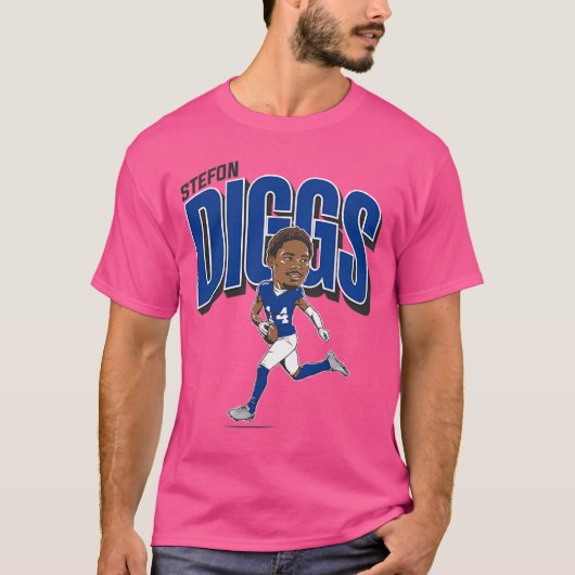 Stefon Diggs karikatuur T-shirt (Voorkant)