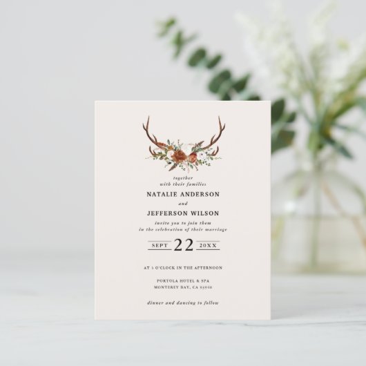 Steg Roestterracotta floral rustige moderne (Staand voorkant)