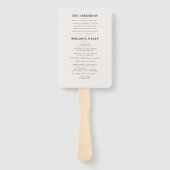 Steg roestterracotta floropink chic handwaaier (Achterkant)