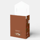 Steg terracotta roestvrij elegant vrijgezellenfees bedankdoosjes (Geopend)