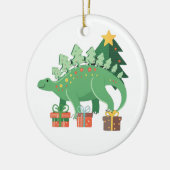 Stego-Festive Stegosaurus Kerst Ornament (Links)