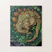 Stegosaurous Dinosaur Art Legpuzzel (Verticaal)