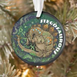 Stegosaurous Dinosaur Art Ornament