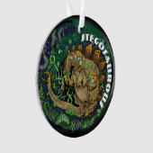Stegosaurous Dinosaur Art Ornament (voorkant)