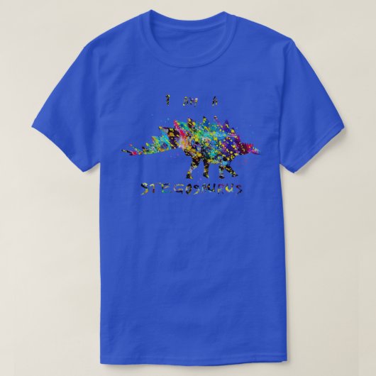 Stegosaurus 1 t-shirt (Design voorkant)