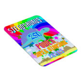 Stegosaurus 250 Power Super Dinosaurus Punten Magneet (Rechterzijde)