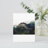 stegosaurus-4 briefkaart (Staand voorkant)