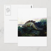stegosaurus-4 briefkaart (Voorkant / Achterkant)