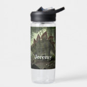 Stegosaurus and Deinonychus With Name Waterfles (Links)