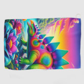 Stegosaurus Art Golfhanddoek (Horizontaal)