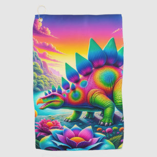 Stegosaurus Art Golfhanddoek