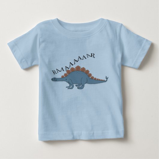 Stegosaurus - Baby Fine Jersey T-Shirt (Voorkant)