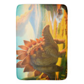 Stegosaurus Badmat (Voorkant Verticaal)