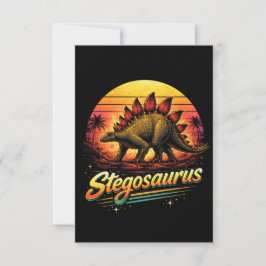 Stegosaurus Bedankkaart
