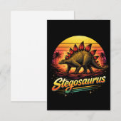 Stegosaurus Bedankkaart (Voorkant / Achterkant)