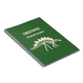 Stegosaurus Botten Dinosaur Dig Notitieboek (Rechterzijde)