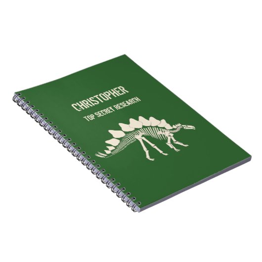 Stegosaurus Botten Dinosaur Dig Notitieboek (Rechterzijde)