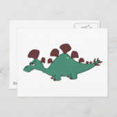 Stegosaurus Briefkaart (Voorkant / Achterkant)